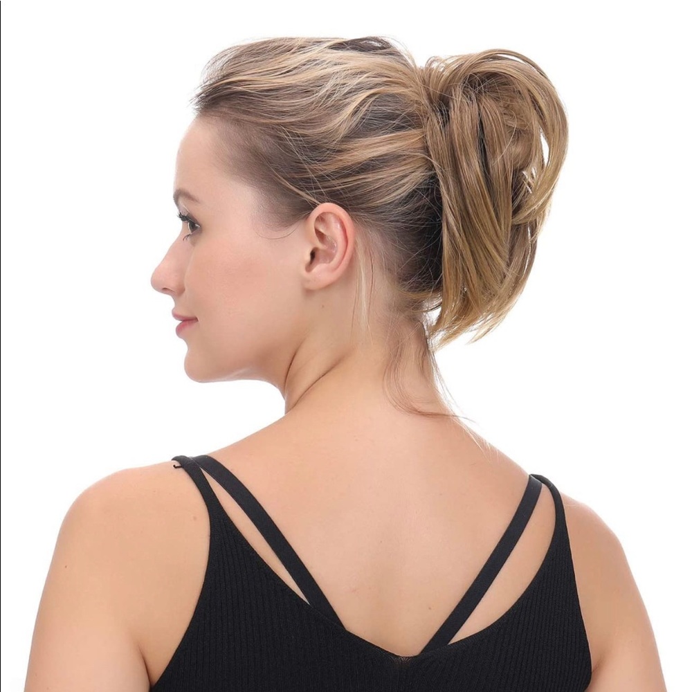3 for $15 Oubeca Tousled Synthetic Hairpiece Scrunchies